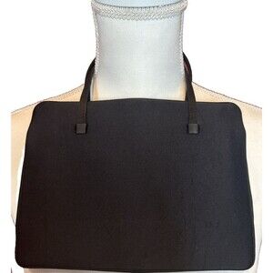 Vintage Originals by Holzman Black Evening Bag Gold Hardware